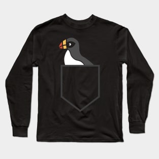 Puffin In My Pocket Long Sleeve T-Shirt